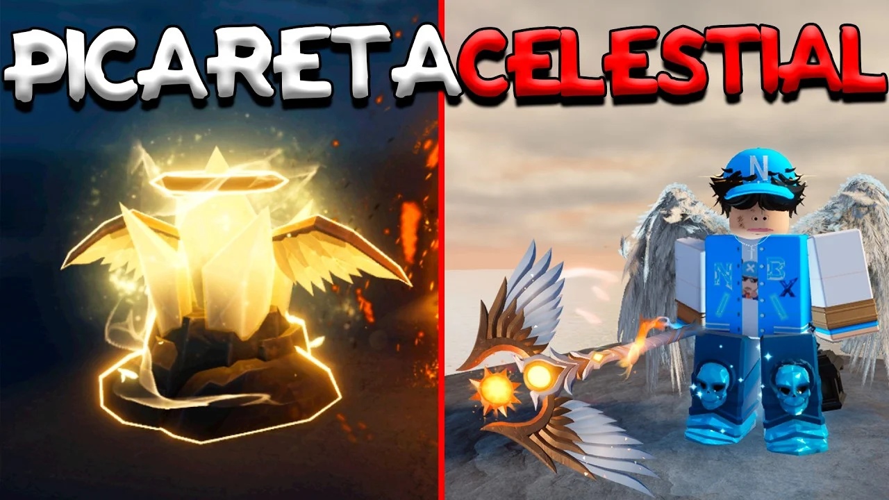 Como conseguir a Heavenly Pickaxe (Picareta Celestial) no The Forge Roblox
