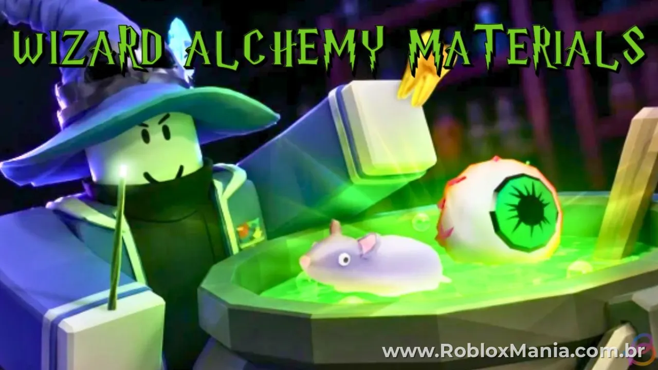 Guia Completo de Materiais em Wizard Alchemy no Roblox