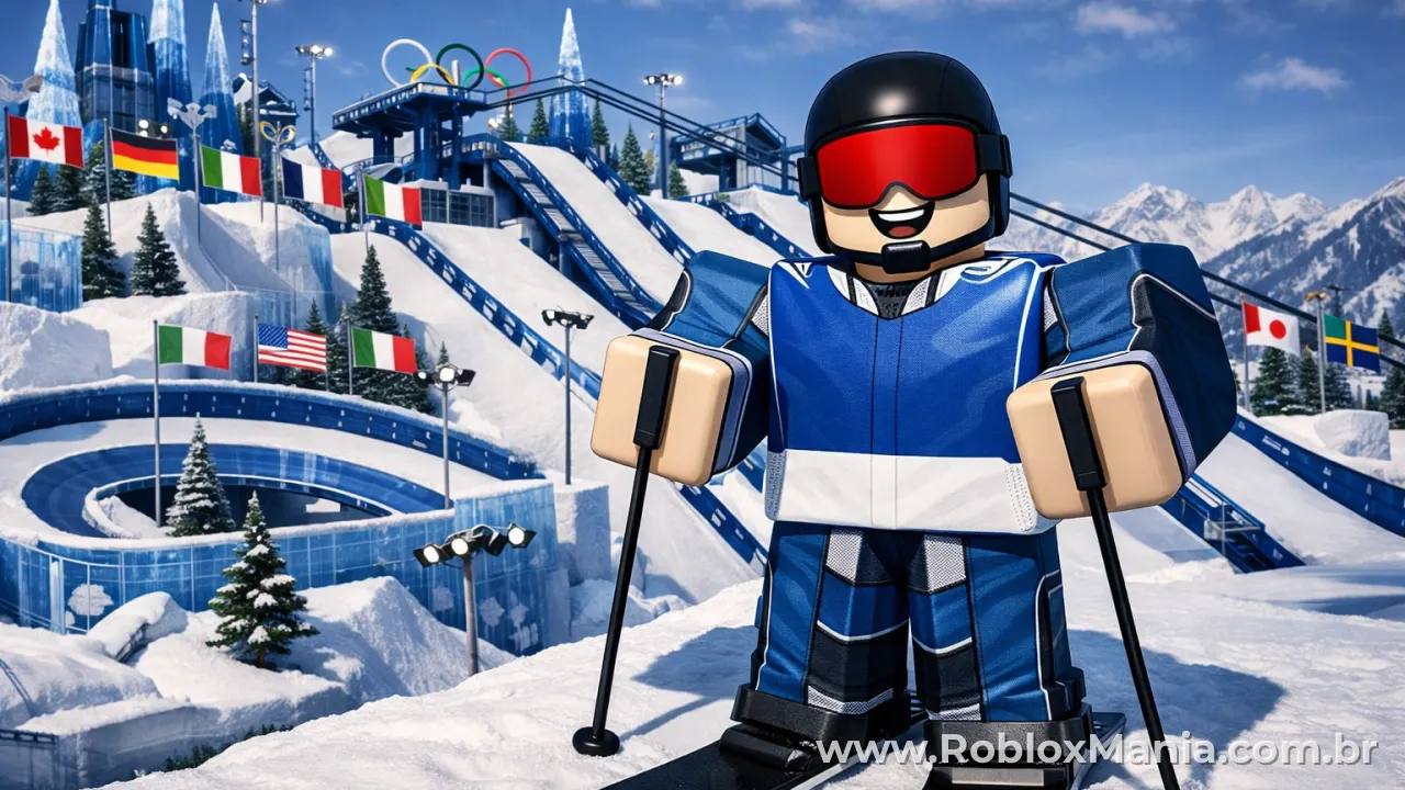 Notícia sobre Roblox confirma Olimpíadas de Inverno no Brookhaven RP