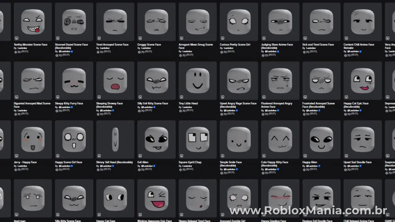 Notícia sobre Roblox atualiza regras para cabeças de avatar e reforça animações faciais