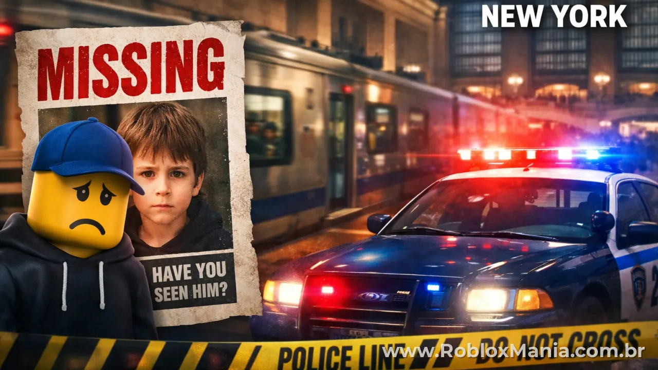 Notícia sobre Roblox investiga possível ligação após menino desaparecer em Nova York