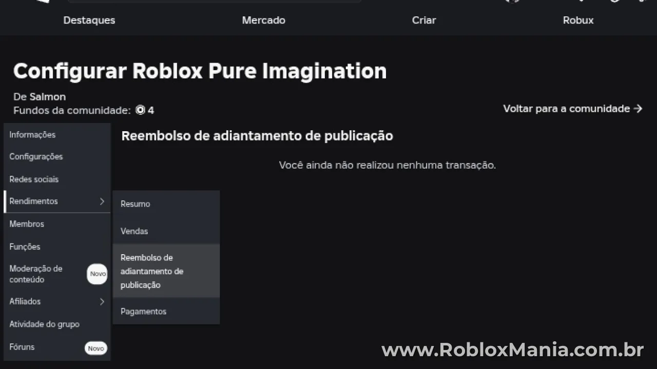 Notícia sobre Roblox libera reembolso automático para compras e exclusões em comunidades