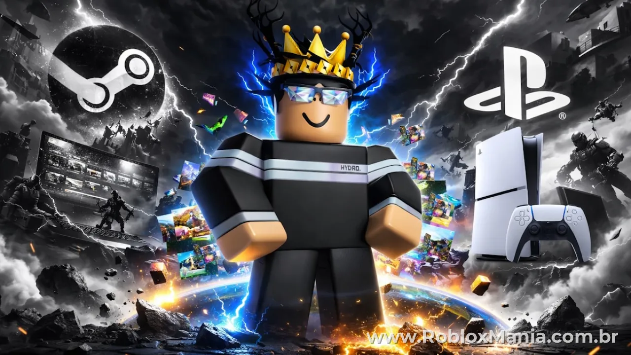 Roblox domina 2025 com mais horas que Steam e PlayStation