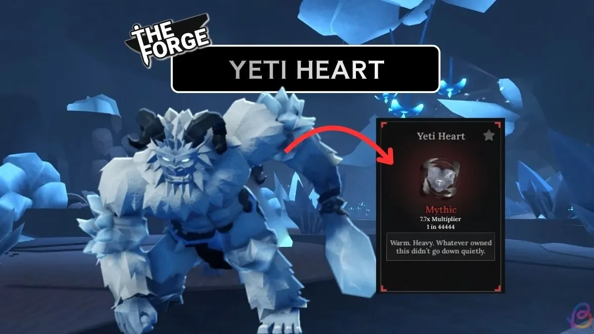 Notícia sobre Yeti Heart vira item-chave do endgame em The Forge no Roblox