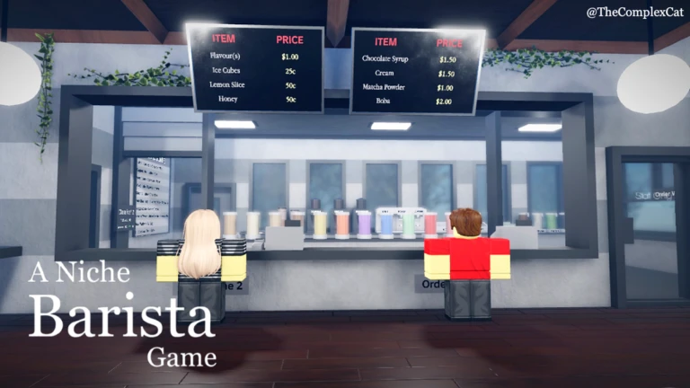 Roblox Codes A Niche Barista Game