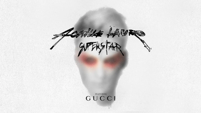 Imagem oficial do jogo Achille Lauro Superstar featuring Gucci no Roblox