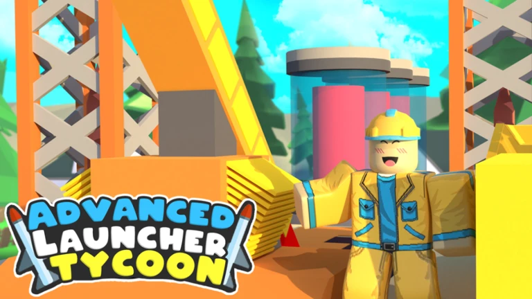 Imagem oficial do jogo Advanced Launcher Tycoon Reopening! no Roblox