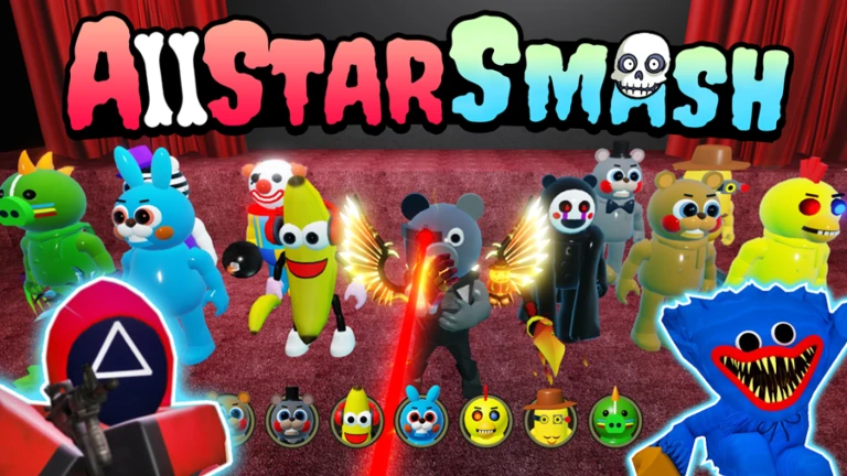 Imagem oficial do jogo All Star Smash! no Roblox