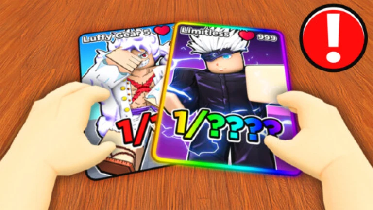 Imagem oficial do jogo Anime Card Master no Roblox