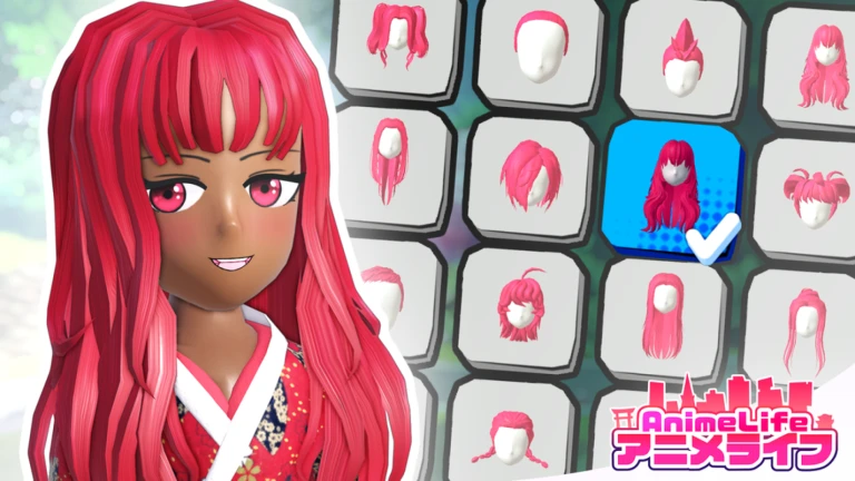 Imagem oficial do jogo Anime Life no Roblox