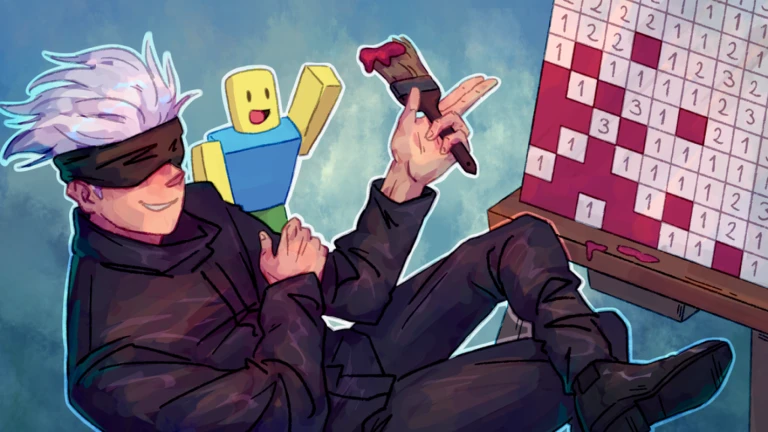 Imagem oficial do jogo Anime Paint by Numbers no Roblox