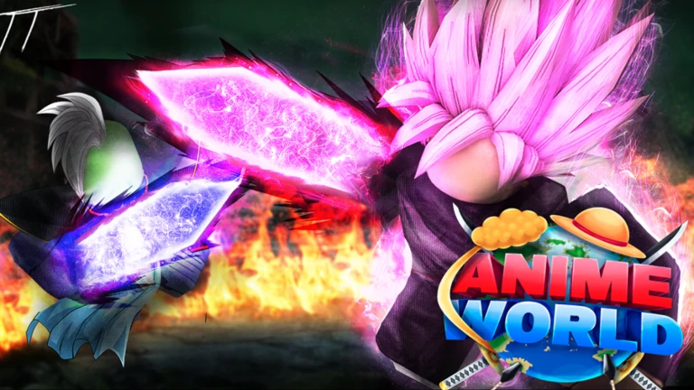 Imagem oficial do jogo Anime World no Roblox