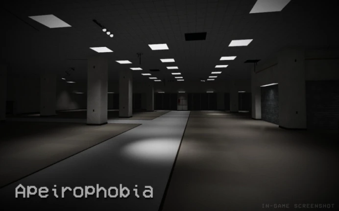 Imagem oficial do jogo Apeirophobia no Roblox