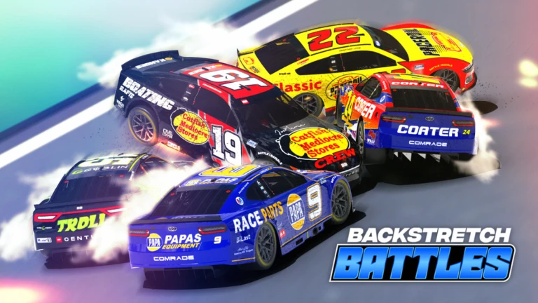Imagem oficial do jogo Backstretch Battles no Roblox