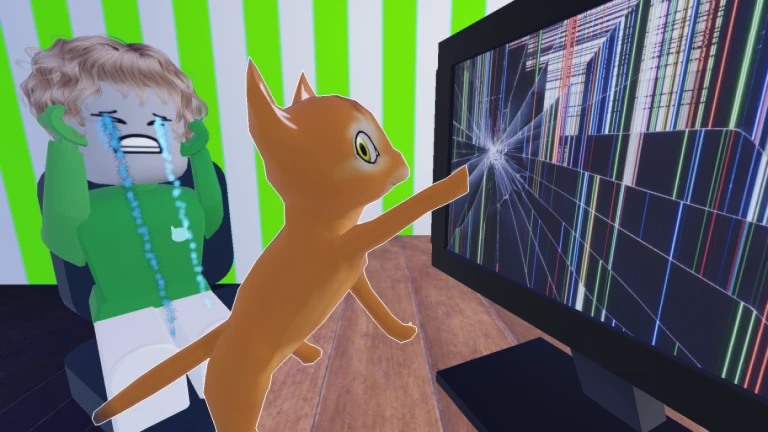 Imagem oficial do jogo BAD CAT no Roblox