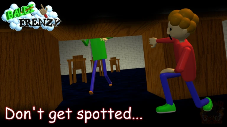 Imagem oficial do jogo Baldi Frenzy no Roblox