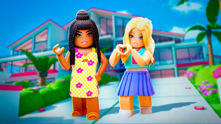 Imagem oficial do jogo Barbie DreamHouse Tycoon no Roblox