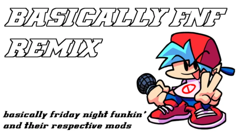 Imagem oficial do jogo Basically FNF: Remix no Roblox