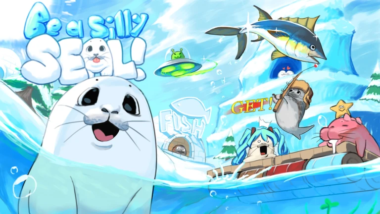 Imagem oficial do jogo Be a Silly Seal no Roblox