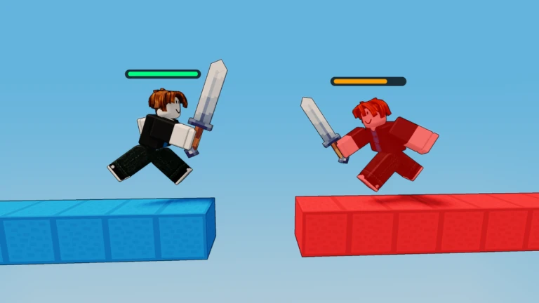 Imagem oficial do jogo BedFight no Roblox