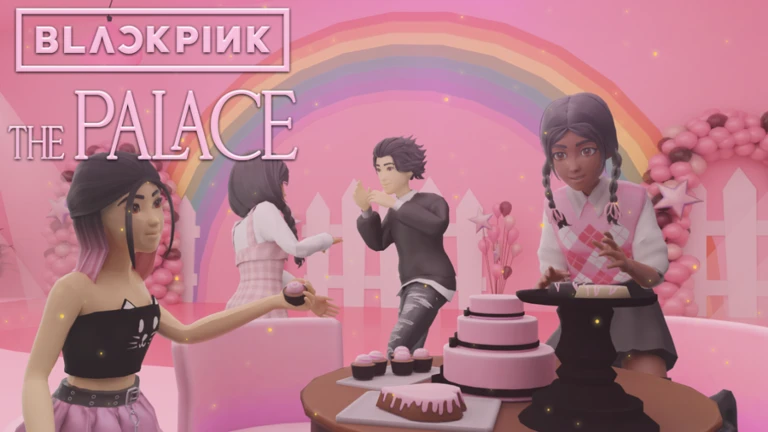 Imagem oficial do jogo BLACKPINK The Palace no Roblox
