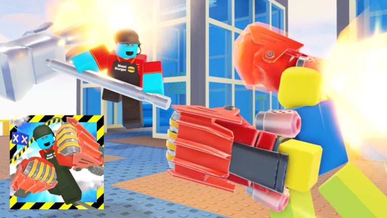 Imagem oficial do jogo Blast Zone no Roblox
