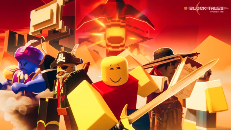 Imagem oficial do jogo Block Tales no Roblox