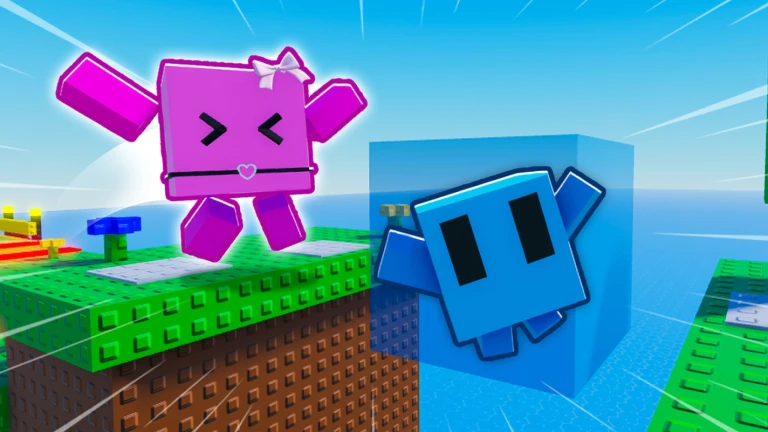 Imagem oficial do jogo Blockies no Roblox