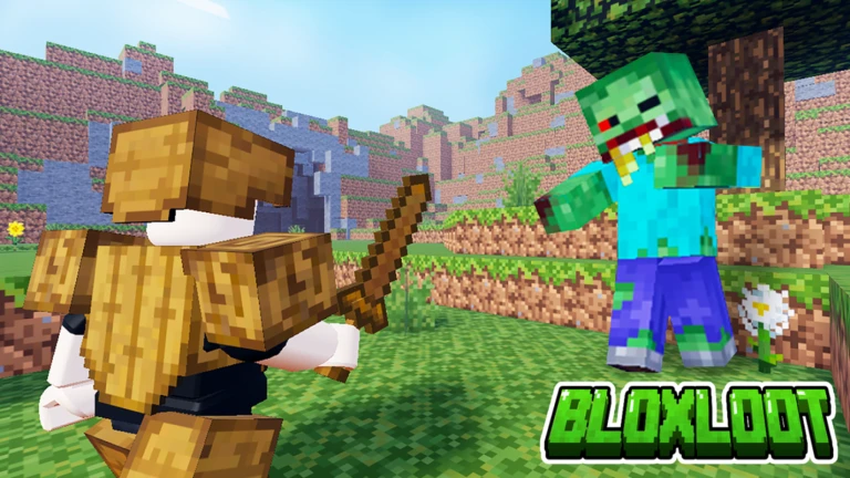 Imagem oficial do jogo Blox Loot no Roblox