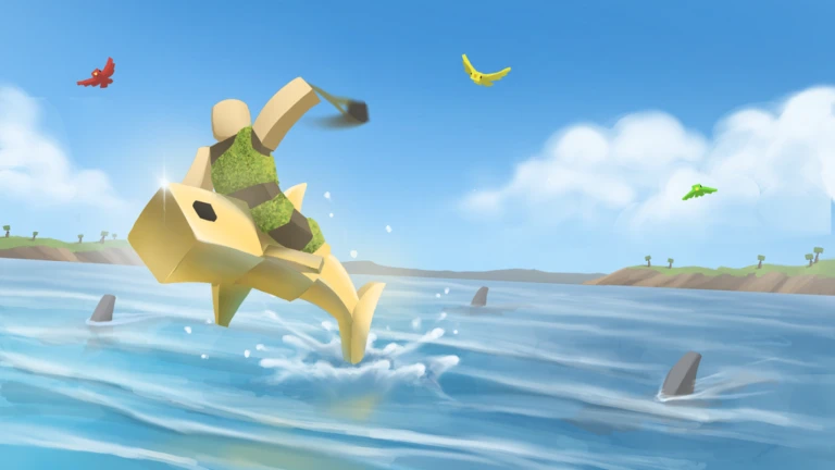 Imagem oficial do jogo Booga Booga no Roblox