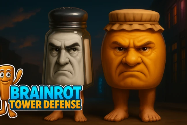 Imagem oficial do jogo Brainrot Tower Defense no Roblox