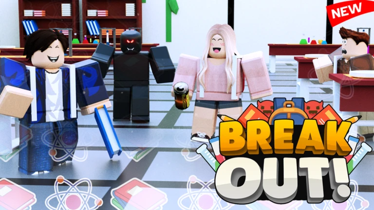 Imagem oficial do jogo Break Out no Roblox
