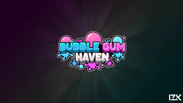 Imagem oficial do jogo Bubble Gum Haven no Roblox