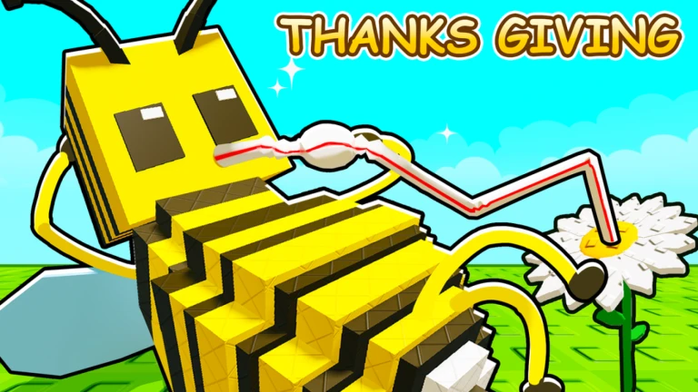 Imagem oficial do jogo Build A Beehive【Thanksgiving】 no Roblox