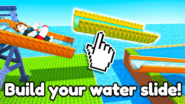Imagem oficial do jogo Build a Water Slide! no Roblox