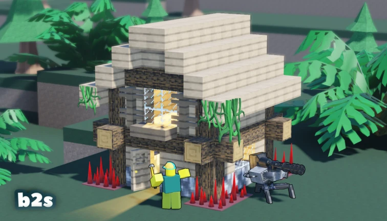 Imagem oficial do jogo Build Defense no Roblox