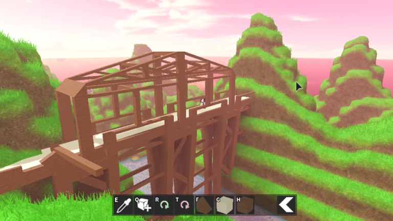 Imagem oficial do jogo Build Island no Roblox
