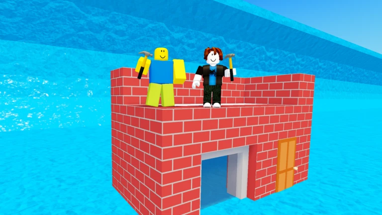 Imagem oficial do jogo Build to Survive the Tsunami no Roblox