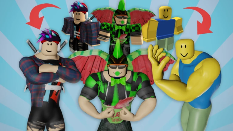 Imagem oficial do jogo Bulked Up no Roblox