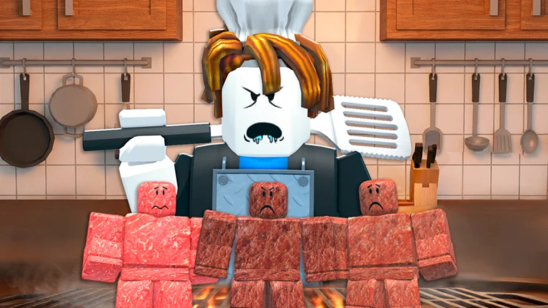 Imagem oficial do jogo Burgerz no Roblox