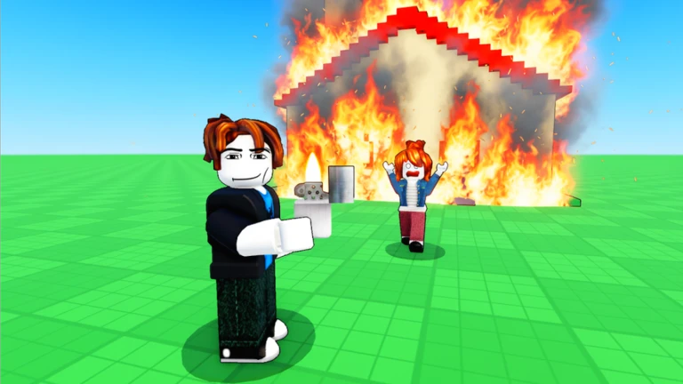 Imagem oficial do jogo Burn The Place no Roblox