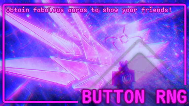 Imagem oficial do jogo Button RNG no Roblox