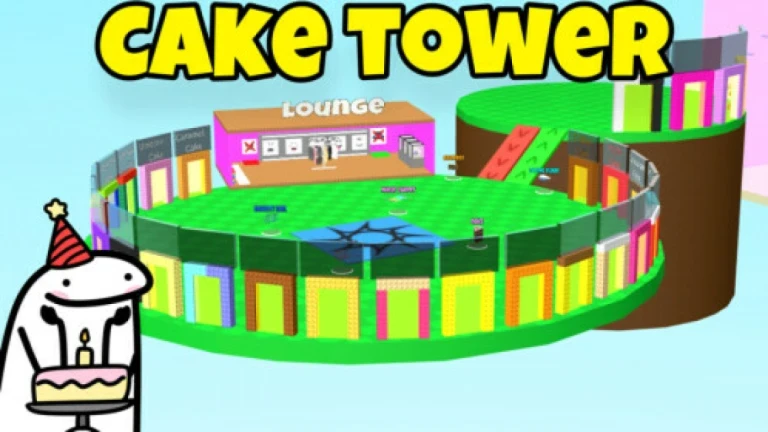 Imagem oficial do jogo Cake Tower OG no Roblox