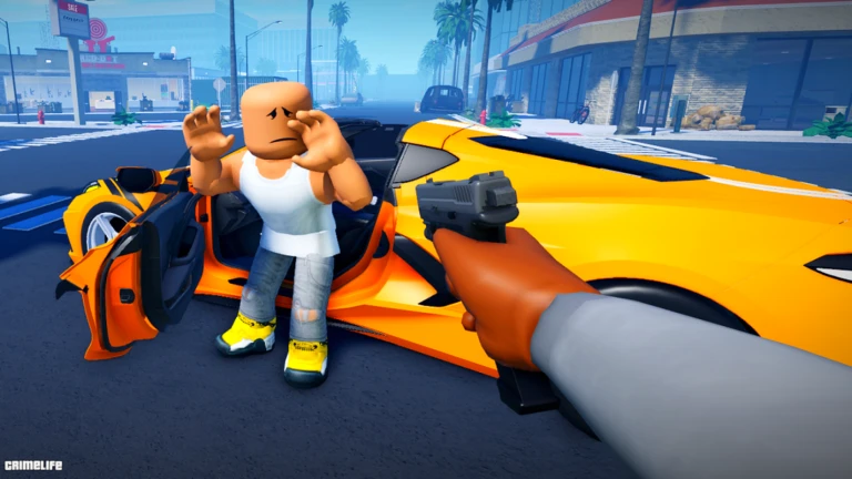 Imagem oficial do jogo Cali Shootout no Roblox