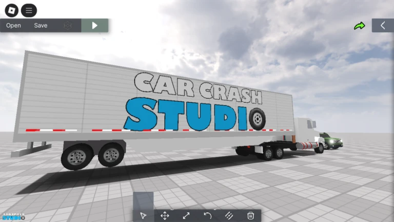 Imagem oficial do jogo Car Crash Studio no Roblox