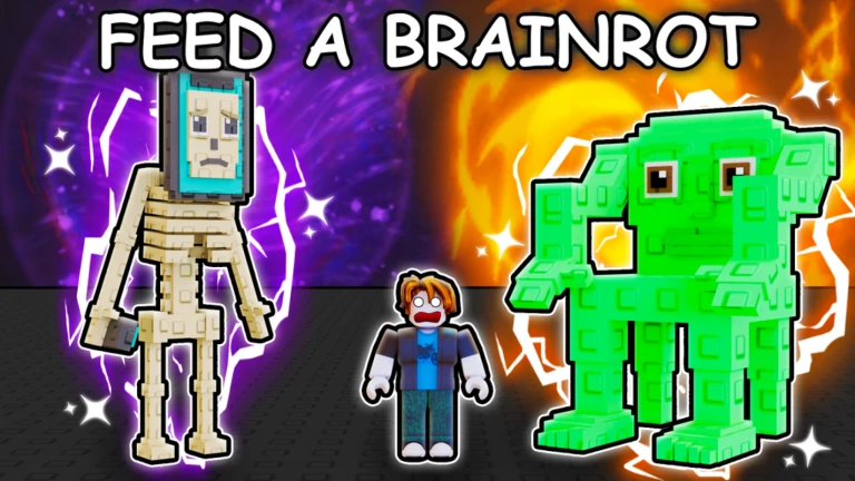 Imagem oficial do jogo Catch and Feed a Brainrot! no Roblox