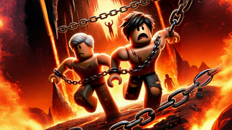 Imagem oficial do jogo Chained Together no Roblox