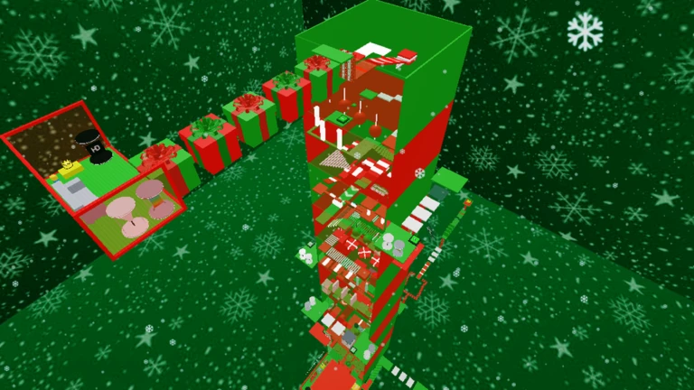 Imagem oficial do jogo Christmas Tower no Roblox