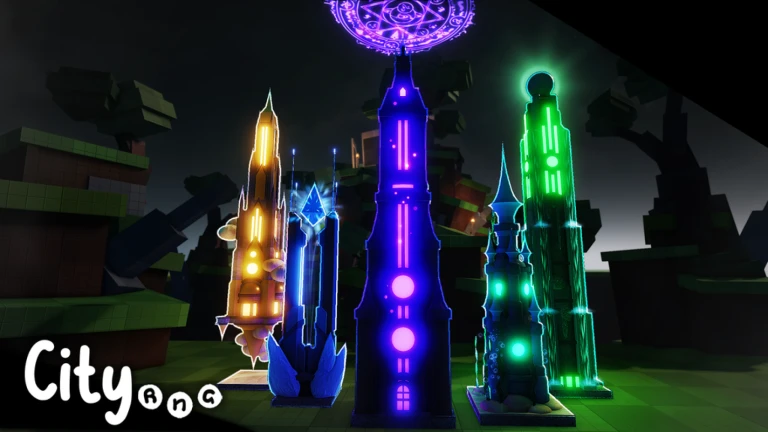 Imagem oficial do jogo City RNG no Roblox