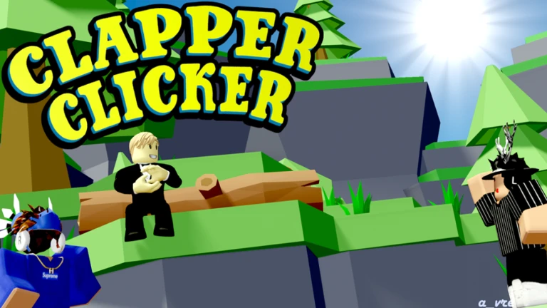 Imagem oficial do jogo Clapper Clicker no Roblox
